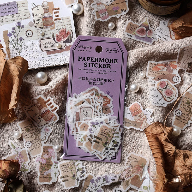 4 Packs Total 160PCS Vintage Style Retro Paper Stickers 145870mm The Floral Letter Label Stickers Pack
4 Packs Total 160PCS Vintage Style Retro Paper Stickers 145870mm The Floral Letter Label Stickers Pack