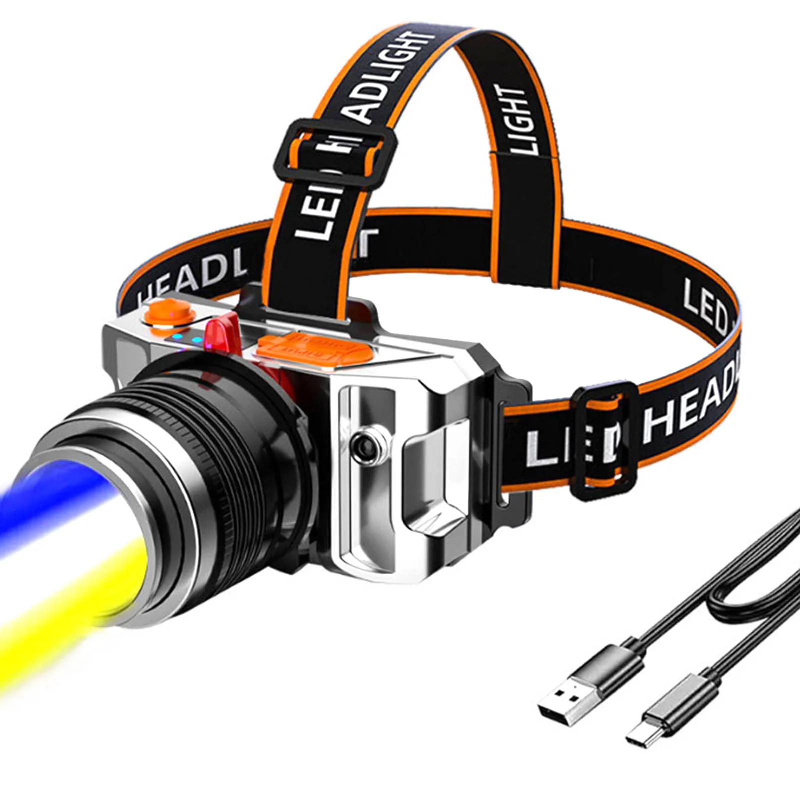 Headlamp Flashlight Head Lamp Outdoor Rechargeable Fast USB Charging Professional Induction Headlamp Waterproof Headlight For
Headlamp Flashlight Head Lamp Outdoor Rechargeable Fast USB Charging Professional Induction Headlamp Waterproof Headlight For