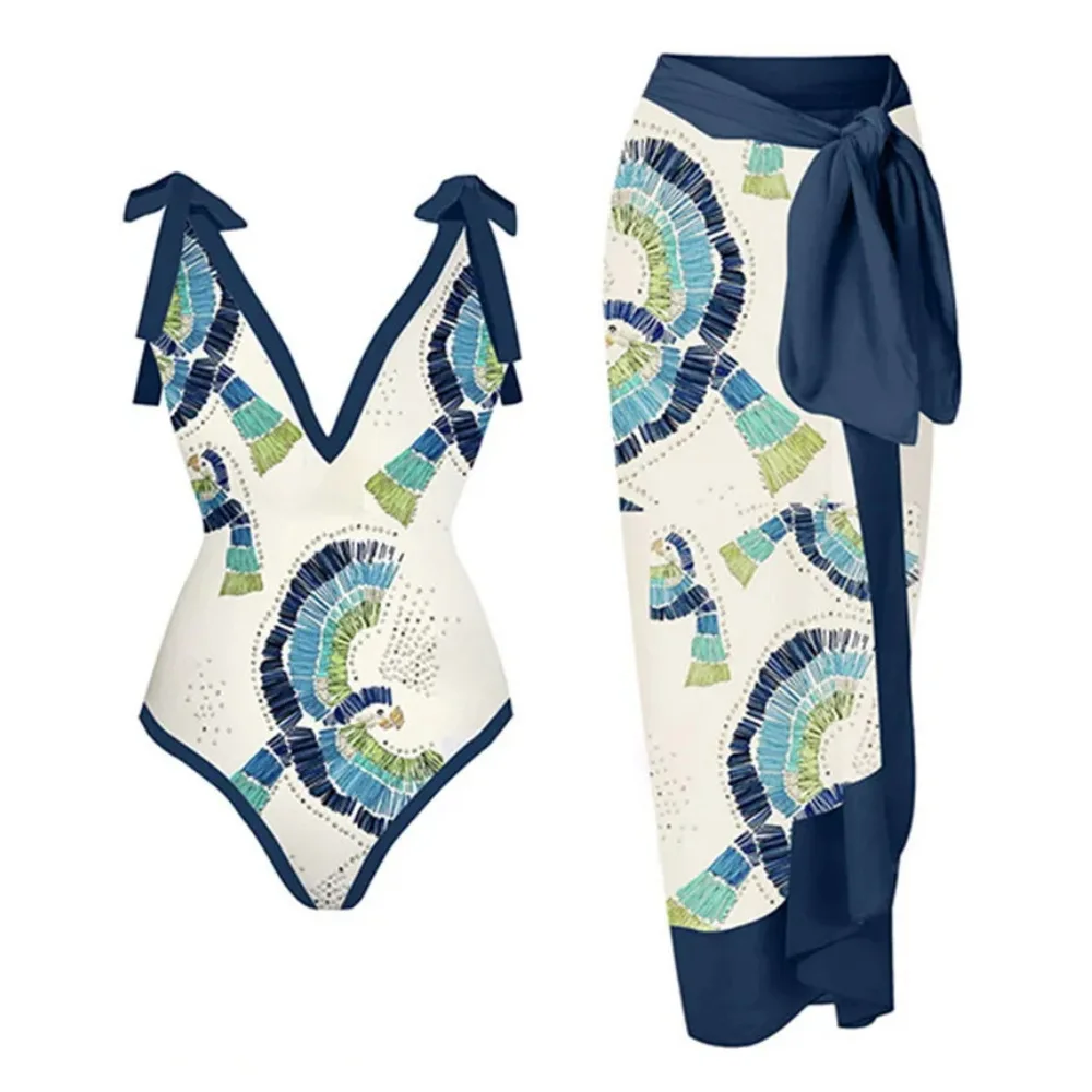 2023 New Vintage Print One-piece Swimsuit Women's Vacation Beachwear Bikini Hot Spring Swimwear Summer Surf Wear
2023 New Vintage Print One-piece Swimsuit Women's Vacation Beachwear Bikini Hot Spring Swimwear Summer Surf Wear