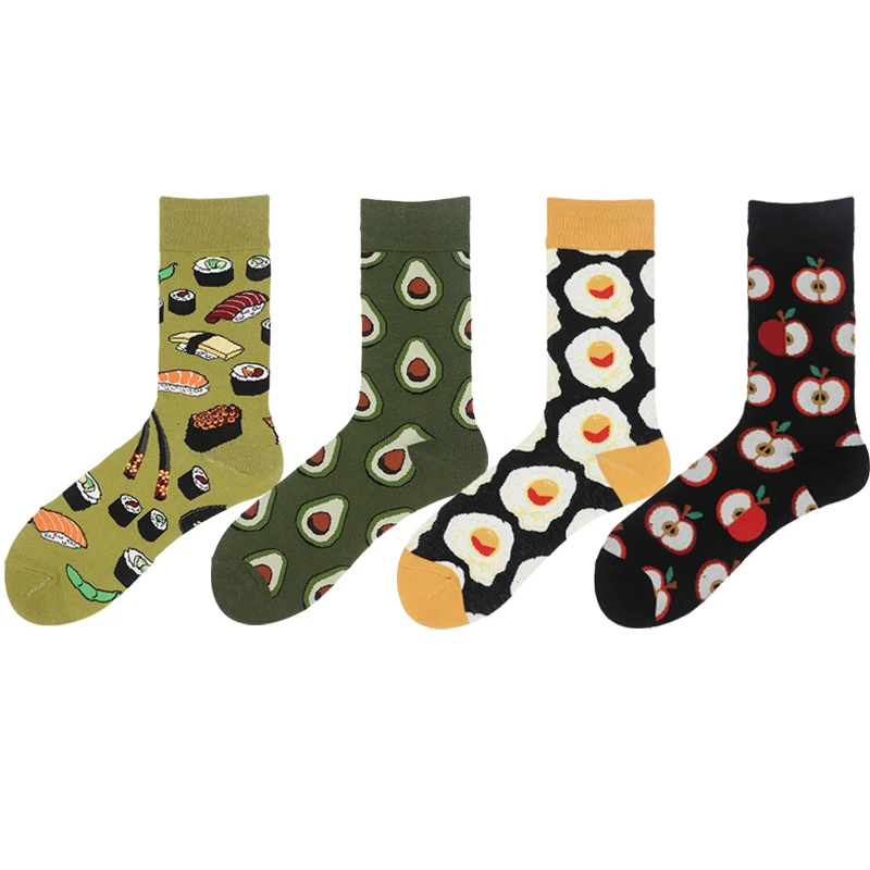 Women Funny Cute Cartoon Sushi Avocado Omelette Apple Fruit Food Socks Autumn Winter Happy Socks
Women Funny Cute Cartoon Sushi Avocado Omelette Apple Fruit Food Socks Autumn Winter Happy Socks