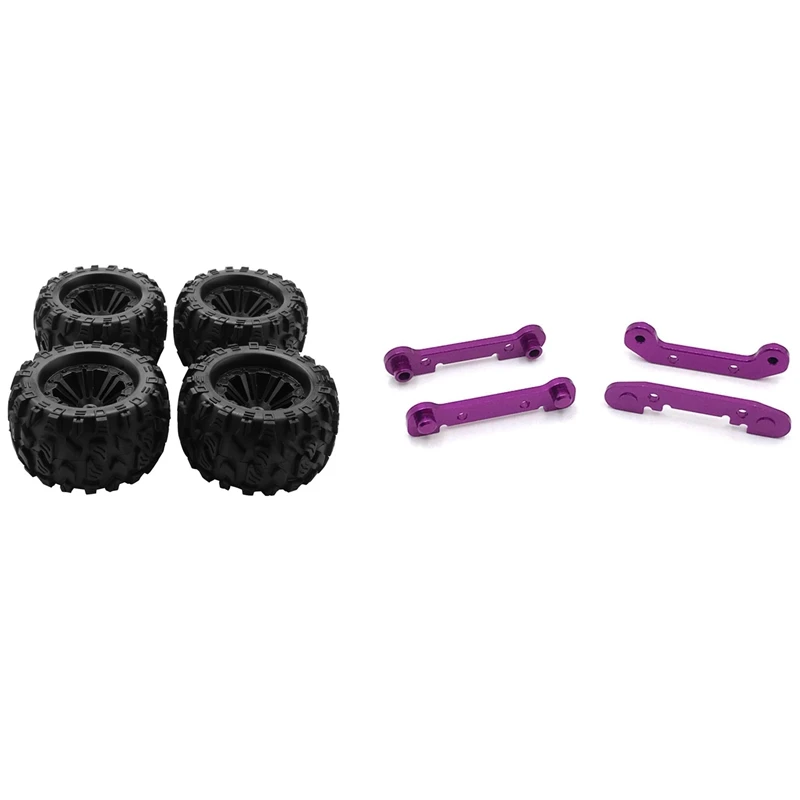2 Set RC Car Part: 1 Set 125Mm Truck Tire Wheel Hex 12Mm & 1 Set Swing Arm Reinforcement Kit With Metal Shaft Sleeve
2 Set RC Car Part: 1 Set 125Mm Truck Tire Wheel Hex 12Mm & 1 Set Swing Arm Reinforcement Kit With Metal Shaft Sleeve