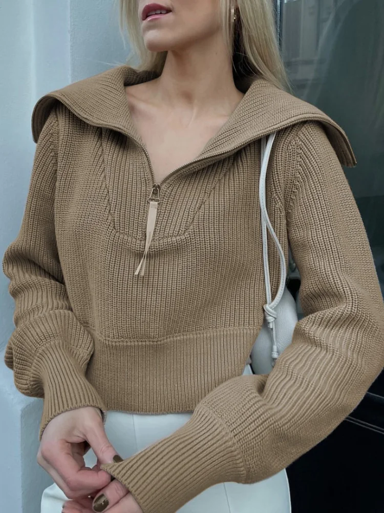 Winter Women's Sweater 2022 New Half-Zip Pullover Long Sleeve Basic Oversize Jumper Vintage Warm Knitted Sweaters for Women
Winter Women's Sweater 2022 New Half-Zip Pullover Long Sleeve Basic Oversize Jumper Vintage Warm Knitted Sweaters for Women