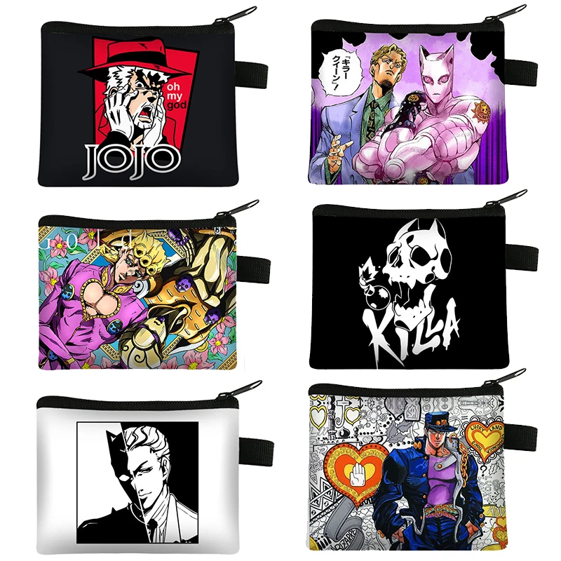 Anime Jojo Bizarre Adventure Coin Purse Kujo Kira Yoshikage KILLER QUEEN Wallets Credit Card Earphone Bag Holder Coin Bags Gift
Anime Jojo Bizarre Adventure Coin Purse Kujo Kira Yoshikage KILLER QUEEN Wallets Credit Card Earphone Bag Holder Coin Bags Gift