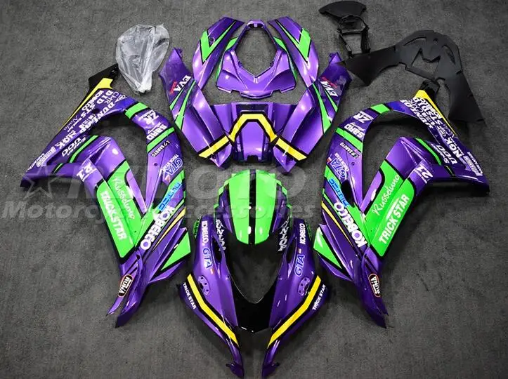 Style New ABS Fairings Kits Fit For Kawasaki Ninja ZX-10R ZX10R 2016 2017 2018 2019 16 17 18 19 Bodywork Set Purple Green
Style New ABS Fairings Kits Fit For Kawasaki Ninja ZX-10R ZX10R 2016 2017 2018 2019 16 17 18 19 Bodywork Set Purple Green