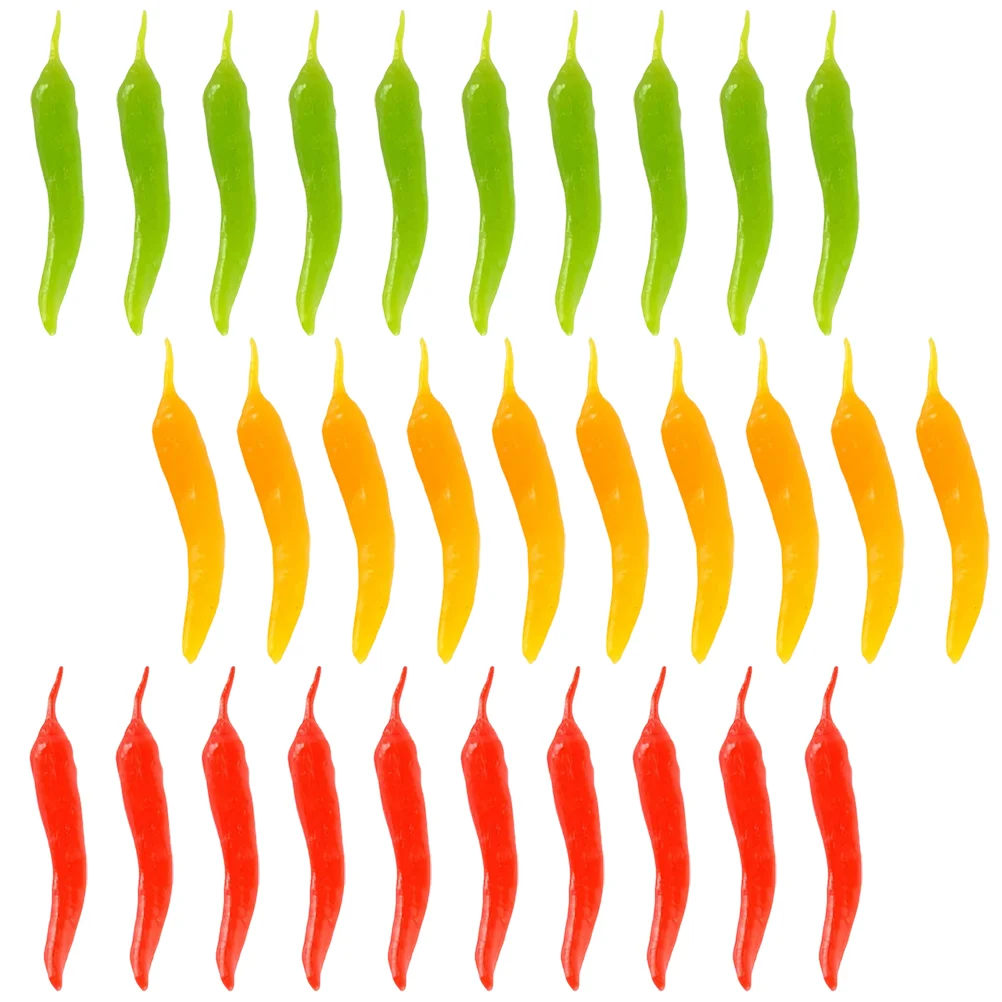 30 Pcs Artificial Pepper Imitation Chili Simulated Models Vegetable Fake Simulation Peppers Ornament False
30 Pcs Artificial Pepper Imitation Chili Simulated Models Vegetable Fake Simulation Peppers Ornament False