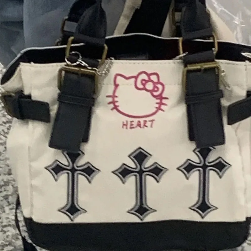 Kawaii Sanrio Hello Kittys Y2K сумка винтажная Harajuku сумка через плечо материал полоса горячие девушки Портативный мессенджер клатч брезентовые подарки
Kawaii Sanrio Hello Kittys Y2K сумка винтажная Harajuku сумка через плечо материал полоса горячие девушки Портативный мессенджер клатч брезентовые подарки