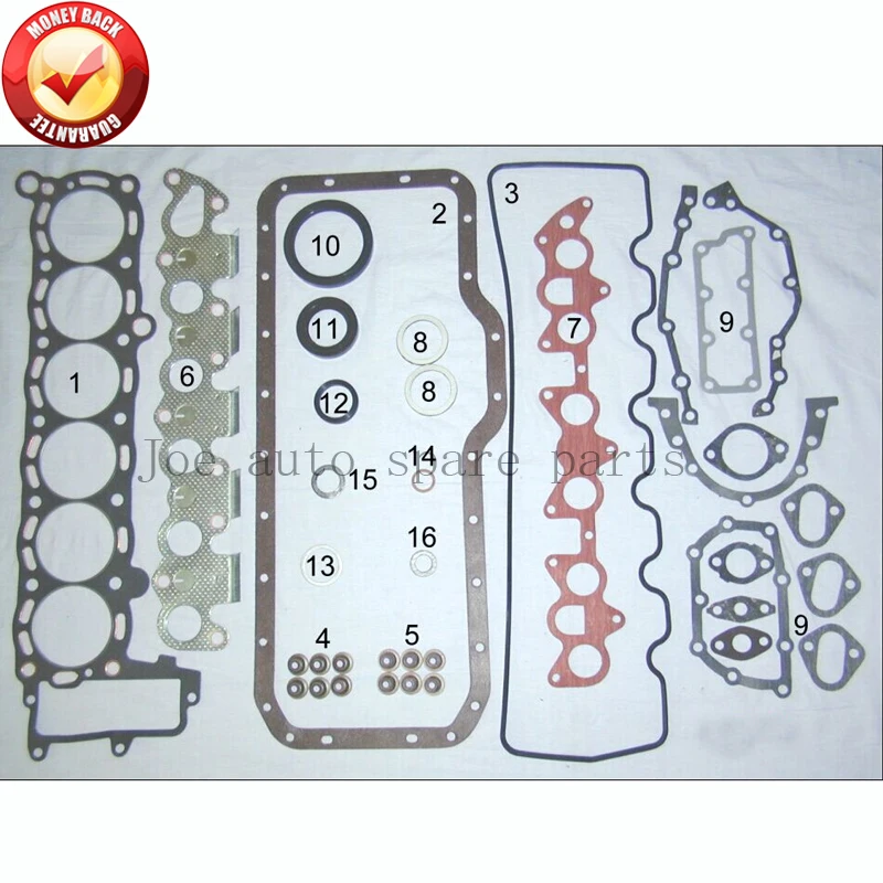 5M 5me полный комплект прокладок двигателя для Toyota Cressida/Crown 2759cc 2.8L 1980-1985 04111-43010 04111-43012 04111-43011-
5M 5me полный комплект прокладок двигателя для Toyota Cressida/Crown 2759cc 2.8L 1980-1985 04111-43010 04111-43012 04111-43011-