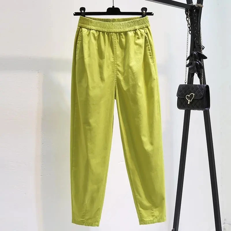 2023 Linen Pants Women Spring Ankle Length Casual Straight Pencil Summer Solid Elastic Waist Harem Girls Pants Cotton Trousers
2023 Linen Pants Women Spring Ankle Length Casual Straight Pencil Summer Solid Elastic Waist Harem Girls Pants Cotton Trousers