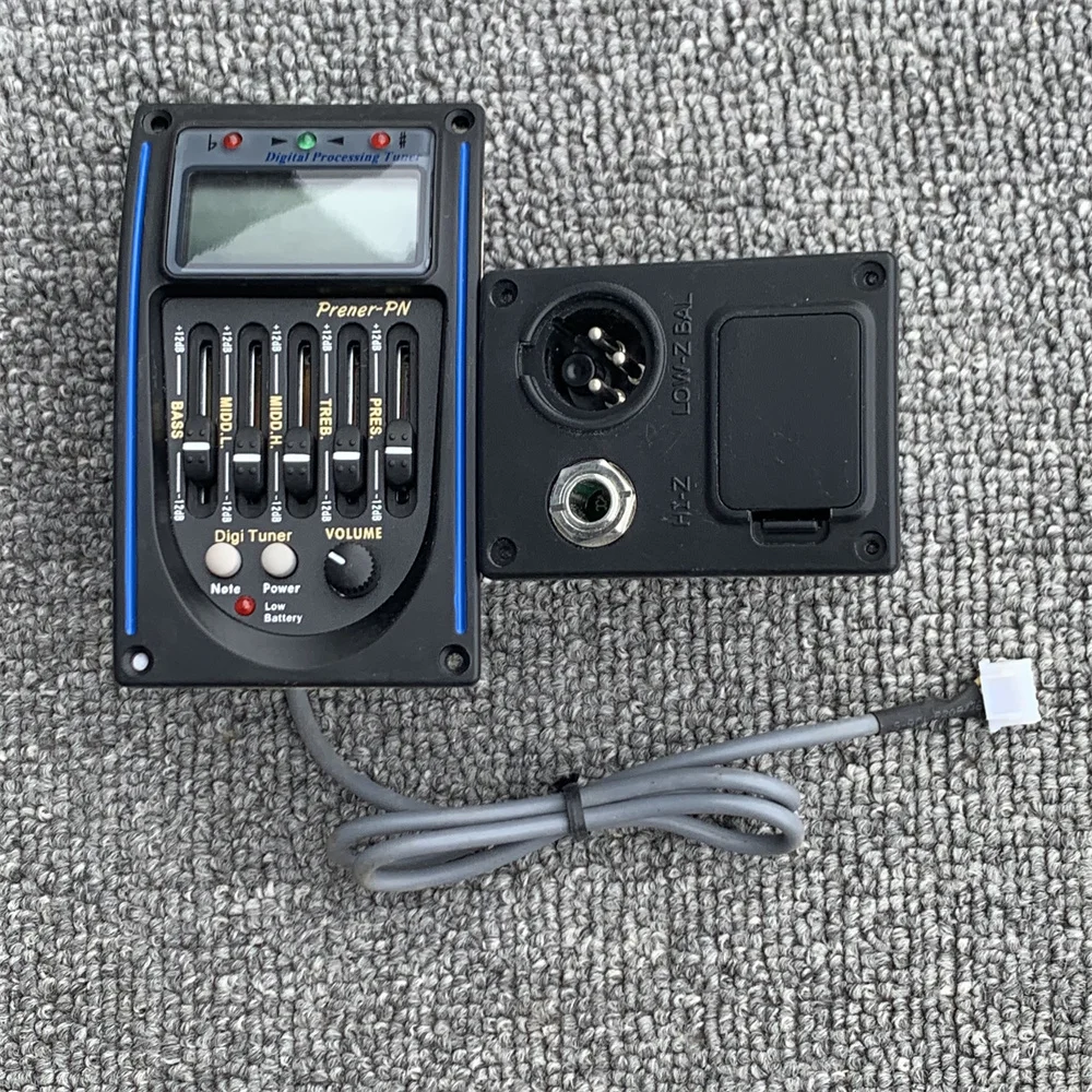5-Band EQ Equalizer System Acoustic Guitar Preamp Piezo Pickup LCD Screen Tuner for Guitar Musial Accessories
5-Band EQ Equalizer System Acoustic Guitar Preamp Piezo Pickup LCD Screen Tuner for Guitar Musial Accessories