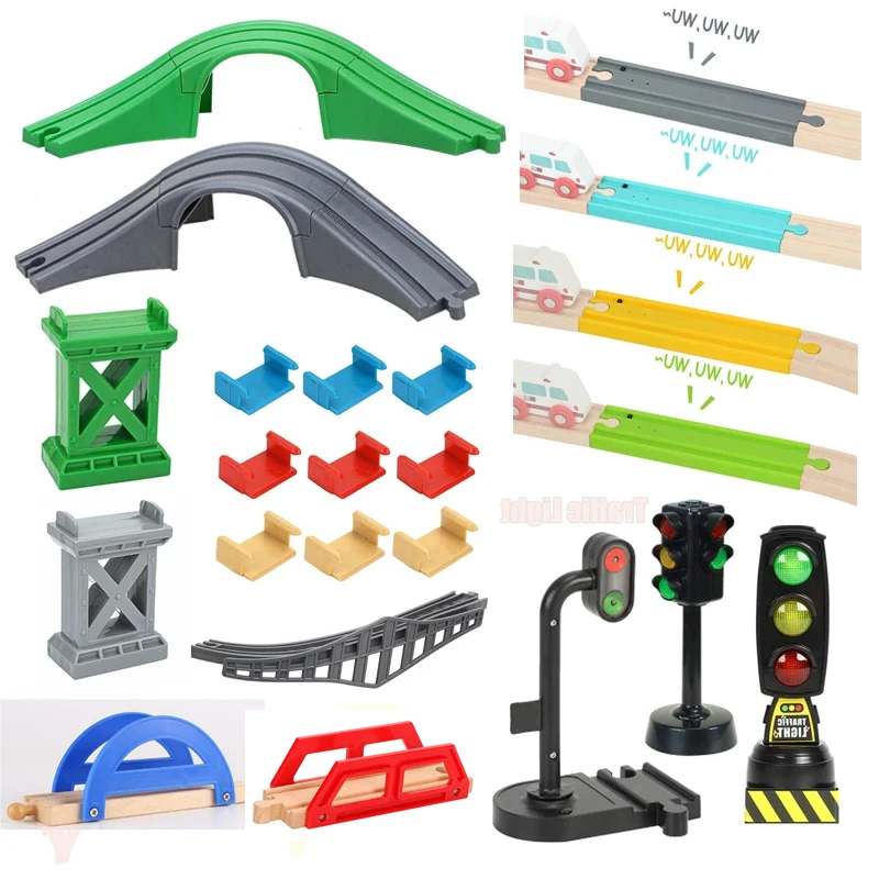 Beech Wooden Railway Train Track Accessories Wooden Tracks Parts Fit For Biro Train Toys Educational Toys For Children
Beech Wooden Railway Train Track Accessories Wooden Tracks Parts Fit For Biro Train Toys Educational Toys For Children
