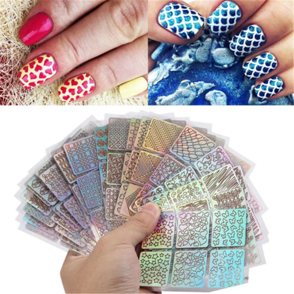 6-24Pcs/Set Extension Hollow Design New Nail Art Sticker Set Decal Manicure Decor Manicure Art Decoration
6-24Pcs/Set Extension Hollow Design New Nail Art Sticker Set Decal Manicure Decor Manicure Art Decoration