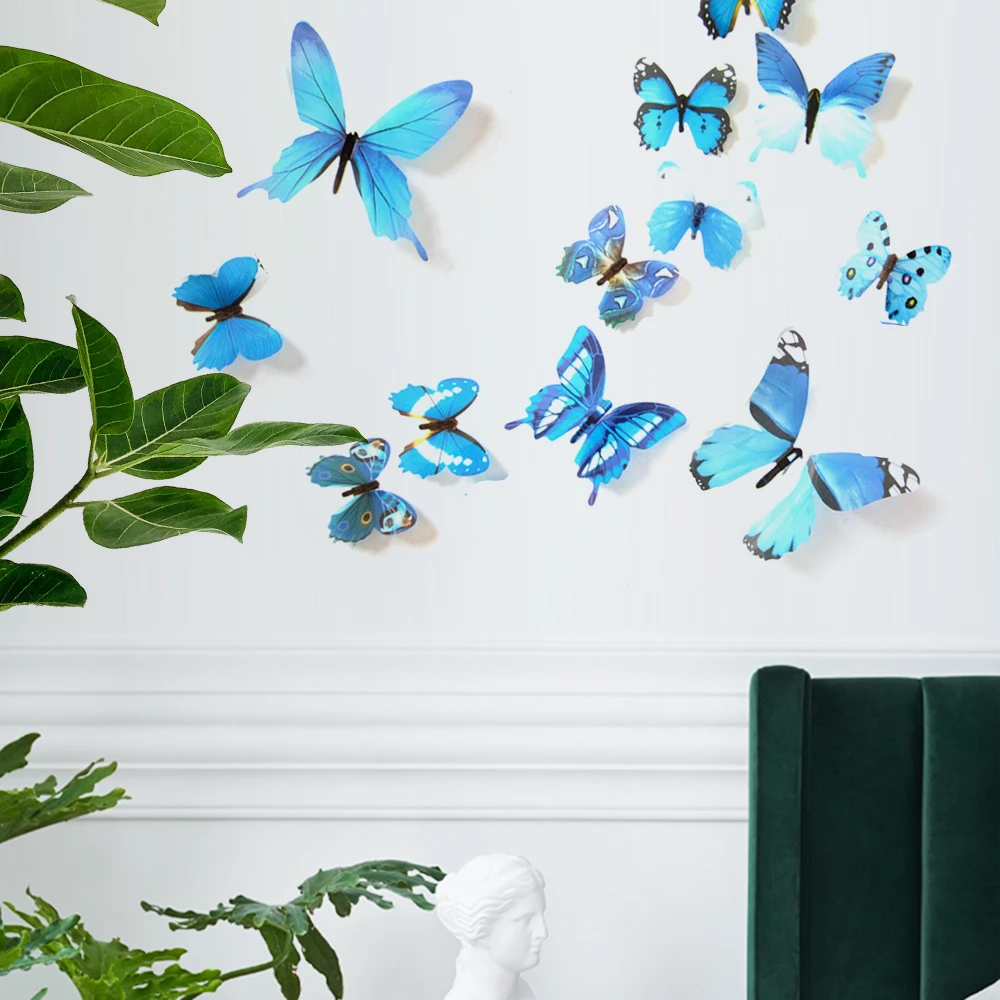12Pcs/Set 3D Multicolor Butterfly Stickers DIY Lifelike Fridge Magnet Wall Stickers Kids Baby Rooms Kitchen Home Decoration
12Pcs/Set 3D Multicolor Butterfly Stickers DIY Lifelike Fridge Magnet Wall Stickers Kids Baby Rooms Kitchen Home Decoration