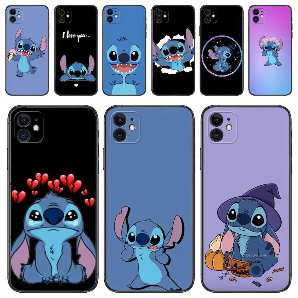 Stitch cartoon Black TPU phone Case For IPhone 13 12 11 Pro Max Mini SE XR X XS Max 8Plus 7plus 6 6S New Shell phone Case
Stitch cartoon Black TPU phone Case For IPhone 13 12 11 Pro Max Mini SE XR X XS Max 8Plus 7plus 6 6S New Shell phone Case