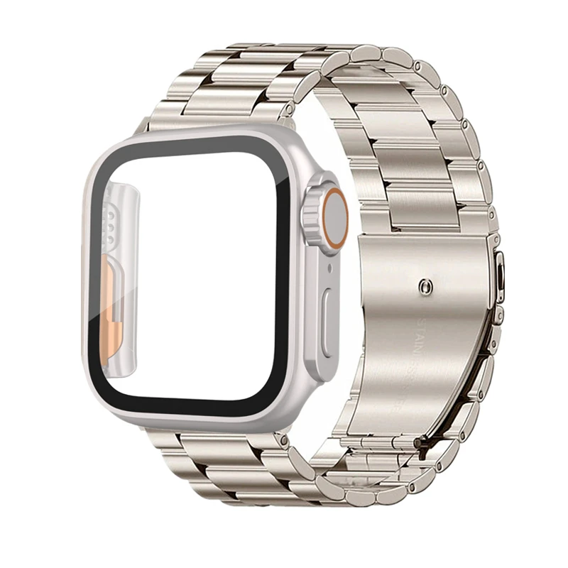 Change to Ultra Screen Protector For Apple Watch Series 7 8 Band 45mm 41mm Case+Strap iWatch SE 6 5 4 44mm 40mm Turning to Ultra 
Change to Ultra Screen Protector For Apple Watch Series 7 8 Band 45mm 41mm Case+Strap iWatch SE 6 5 4 44mm 40mm Turning to Ultra