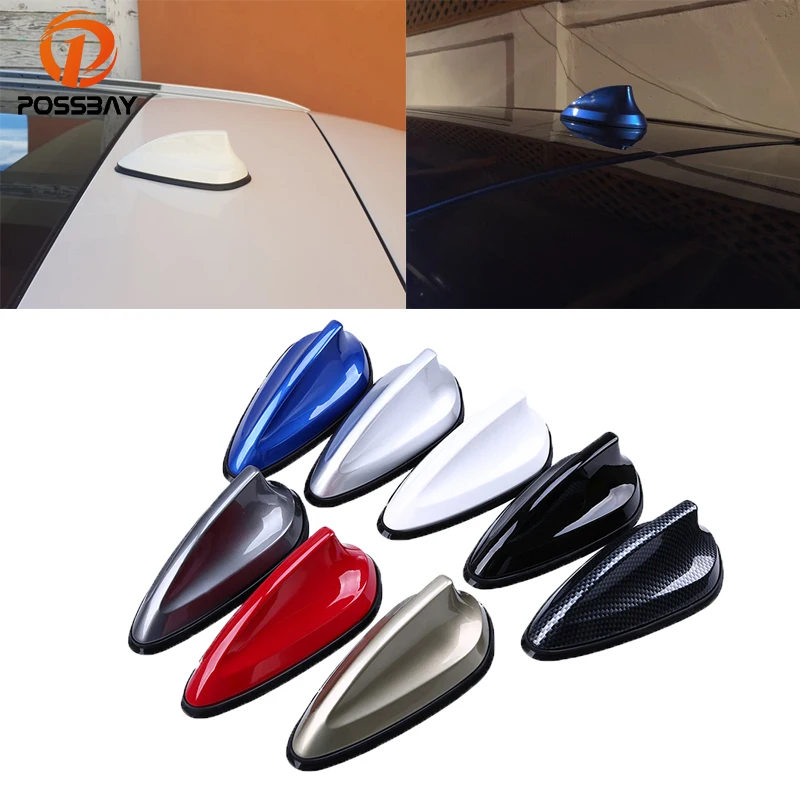 POSSBAY Car Antennas Auto Radio Signal Aerials Shark Fin Antenna for VW BMW Opel Honda Nissan Car Roof Decoration Aerial 
POSSBAY Car Antennas Auto Radio Signal Aerials Shark Fin Antenna for VW BMW Opel Honda Nissan Car Roof Decoration Aerial