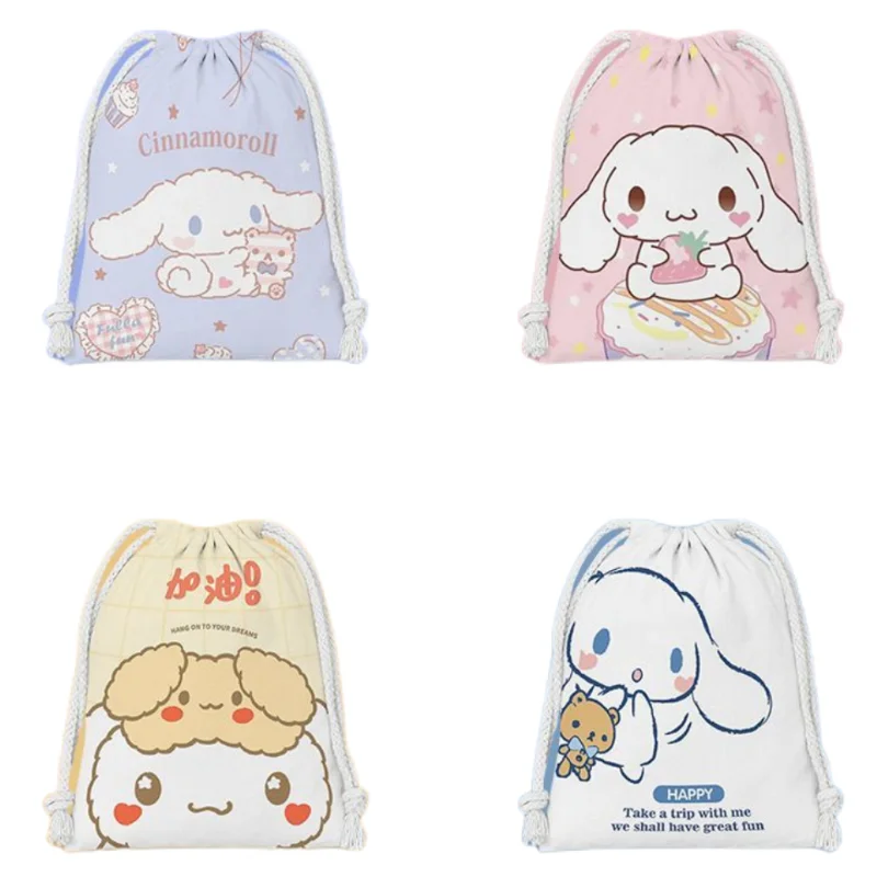 Аниме Сумка для хранения в периферийном стиле Cinnamoroll, милая мультяшная вместительная Пылезащитная сумка на шнурке для девочек
Аниме Сумка для хранения в периферийном стиле Cinnamoroll, милая мультяшная вместительная Пылезащитная сумка на шнурке для девочек