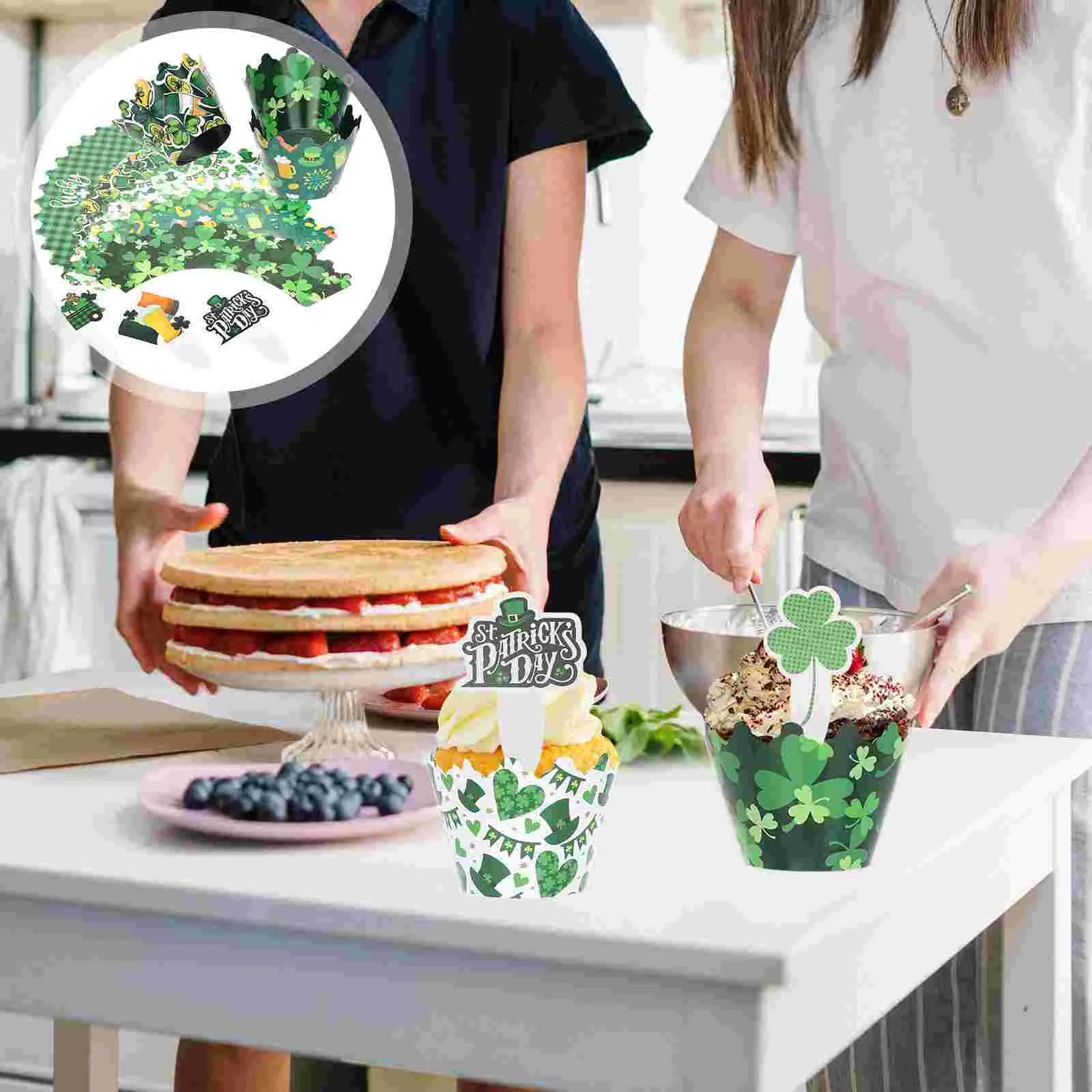 Cupcake St Patrick Day Decoration Wrapper Liners Paper S Muffin Wrappers Baking Party Patricks Liner Shamrock Picks Leprechauns
Cupcake St Patrick Day Decoration Wrapper Liners Paper S Muffin Wrappers Baking Party Patricks Liner Shamrock Picks Leprechauns