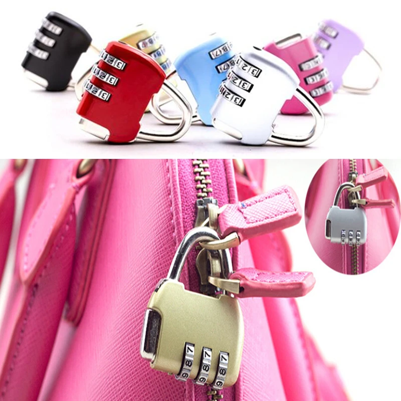 Mini Zinc Alloy Padlock Travel anti-theft Backpack Padlock Small Resettable 3-digit Combination School Bag Password Lock
Mini Zinc Alloy Padlock Travel anti-theft Backpack Padlock Small Resettable 3-digit Combination School Bag Password Lock
