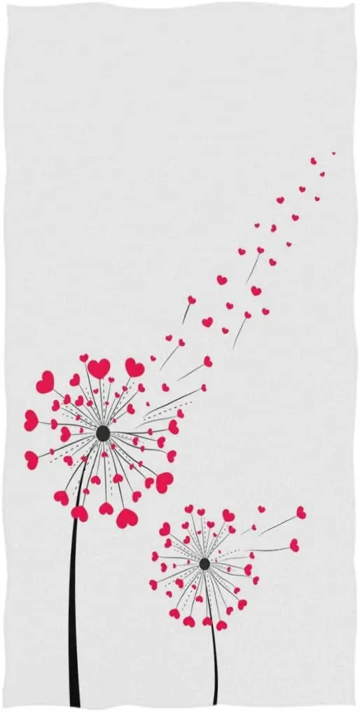 Face Towel Stylish Red Hearts Dandelion Valentine's Day Mother's Day Hand Towels for Bathroom,Hotel,Gym Spa asciugamano مناشف
Face Towel Stylish Red Hearts Dandelion Valentine's Day Mother's Day Hand Towels for Bathroom,Hotel,Gym Spa asciugamano مناشف