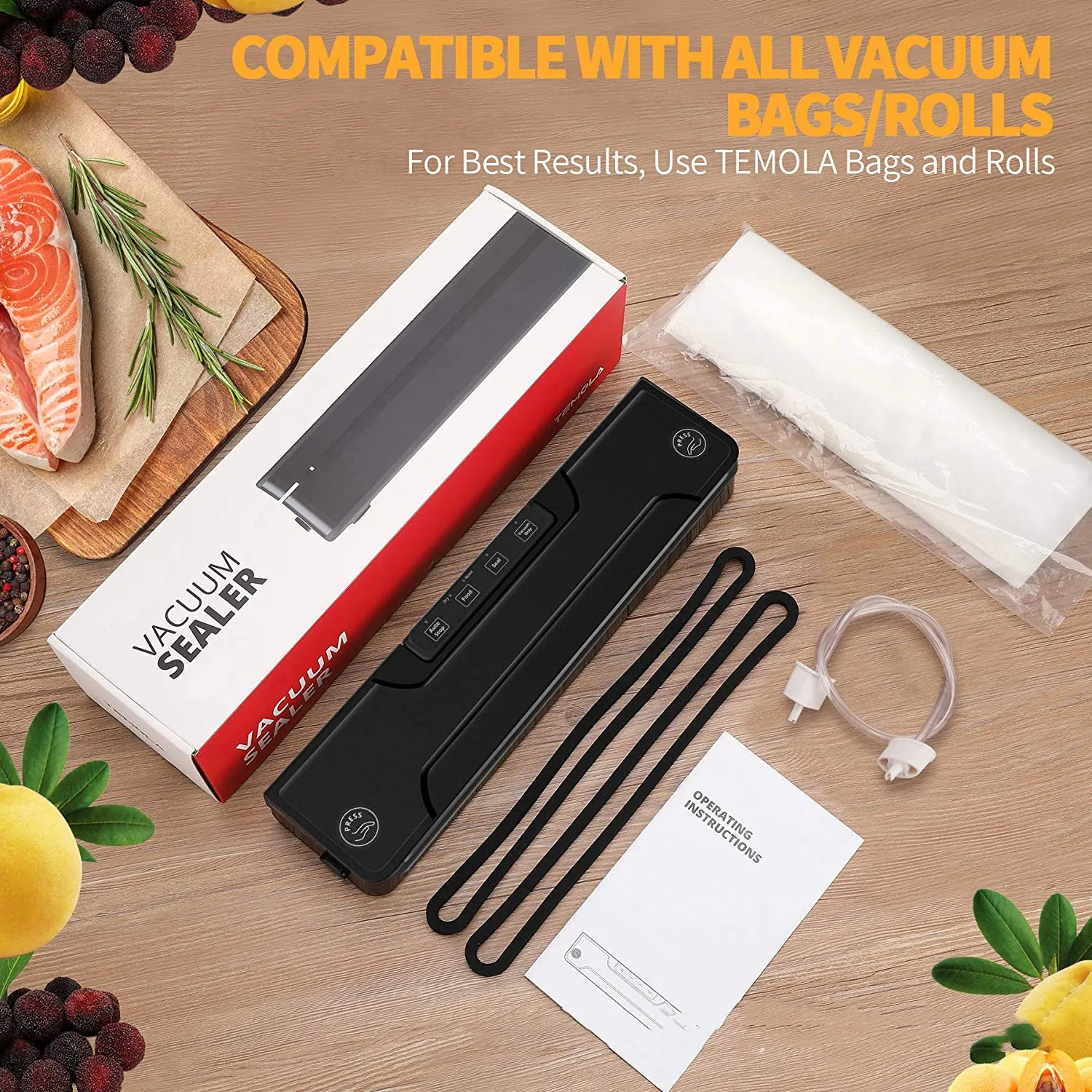 Crisper wet and dry sealer portable household kitchen packaging machine small vacuum machine
Crisper wet and dry sealer portable household kitchen packaging machine small vacuum machine