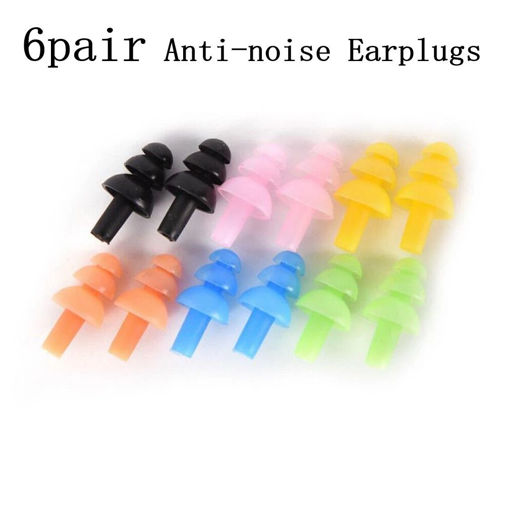 6PCS Ear Plugs Muffs Reusable Soft Silicone Earbud Covers Anti-Noise Work For Sleeping Working Swimming Traveling Maintenance
6PCS Ear Plugs Muffs Reusable Soft Silicone Earbud Covers Anti-Noise Work For Sleeping Working Swimming Traveling Maintenance