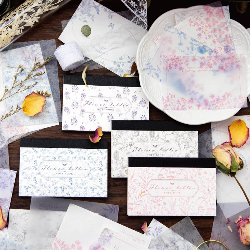 40Pcs Memo Pads Plain Print Note Writing Flower Letter Light Material Notebooks Decorative Paper Supplies Scrapbook 105*70MM
40Pcs Memo Pads Plain Print Note Writing Flower Letter Light Material Notebooks Decorative Paper Supplies Scrapbook 105*70MM