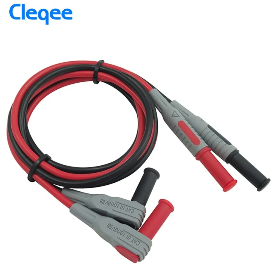Free shiping Cleqee P1033 Multimeter Test Cable Injection Molded 4mm Banana Plug Test Line Straight to Curved Test Cable
Free shiping Cleqee P1033 Multimeter Test Cable Injection Molded 4mm Banana Plug Test Line Straight to Curved Test Cable