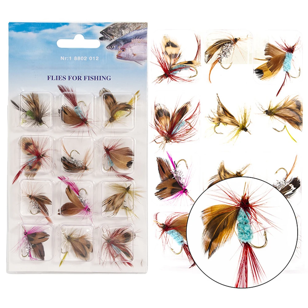 12Pcs/Set Insects Flies Fly Fishing Lures Bait With Super Sharpened Crank Hook Fish Tackle With Super Sharpened Crank Hook Pesca
12Pcs/Set Insects Flies Fly Fishing Lures Bait With Super Sharpened Crank Hook Fish Tackle With Super Sharpened Crank Hook Pesca