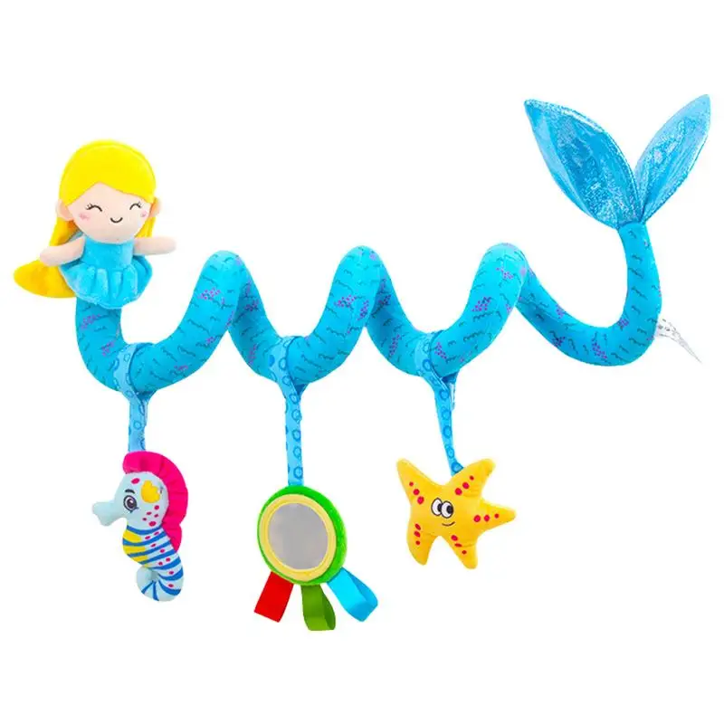 Spiral Activity Toy For Baby Bed Comfortable Pram Crib Plush Toy Sensory Stroller Pendant Toy With Squeaker & Ringing Bell For
Spiral Activity Toy For Baby Bed Comfortable Pram Crib Plush Toy Sensory Stroller Pendant Toy With Squeaker & Ringing Bell For