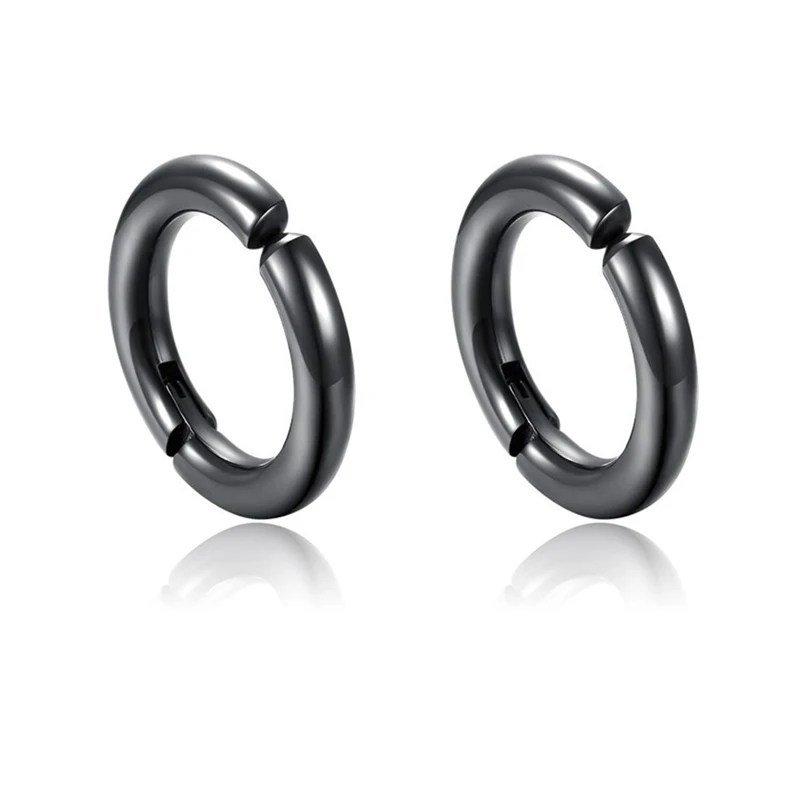 1 Pair of Popular Stainless Steel Punk Simple Men's Hoop Earrings Smooth Hip Hop Personality No Ear Piercing Ear Clip Jewelry
1 Pair of Popular Stainless Steel Punk Simple Men's Hoop Earrings Smooth Hip Hop Personality No Ear Piercing Ear Clip Jewelry