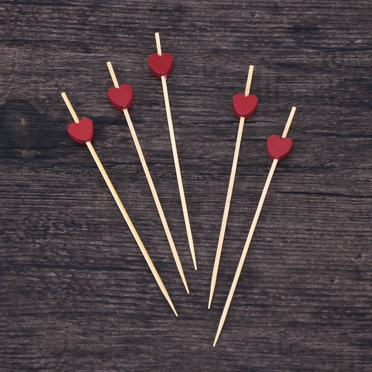 100 Pcs 12 Cocktail Picks Creative Heart Shape Bead Appetizer Picks Fruit Toothpicks Party Supplies (Red)
100 Pcs 12 Cocktail Picks Creative Heart Shape Bead Appetizer Picks Fruit Toothpicks Party Supplies (Red)