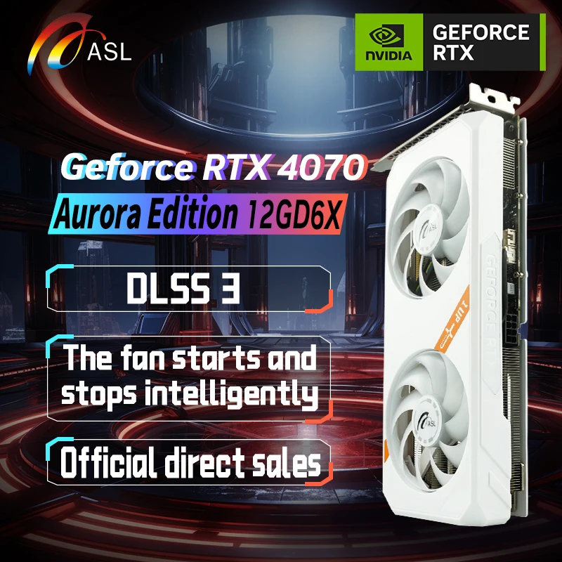 ASL RTX 4070 Video Card NIVIDA 12G GDDR6X GeForce RTX 4070 Video Card Gaming Graphics Card PC Compter 12G 192Bit Graphics Cards
ASL RTX 4070 Video Card NIVIDA 12G GDDR6X GeForce RTX 4070 Video Card Gaming Graphics Card PC Compter 12G 192Bit Graphics Cards