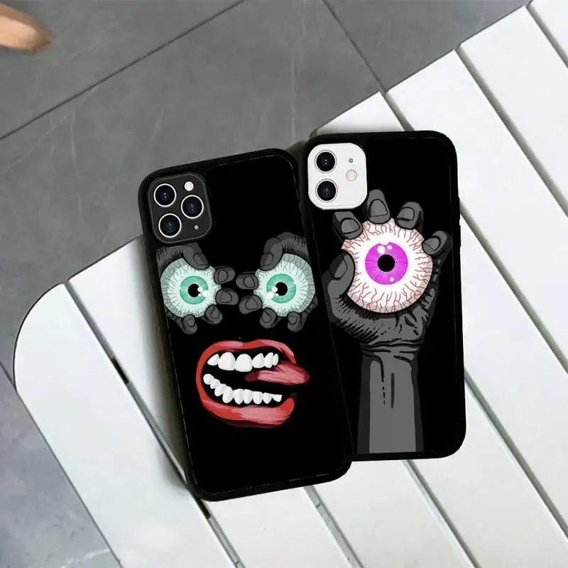 Scary Face Eyes Phone Case Silicone PC+TPU Case for iPhone 11 12 13 Pro Max 8 7 6 Plus X SE XR Hard Fundas
Scary Face Eyes Phone Case Silicone PC+TPU Case for iPhone 11 12 13 Pro Max 8 7 6 Plus X SE XR Hard Fundas