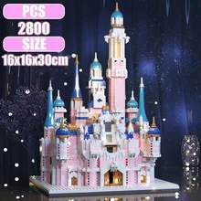 Dream Castle Large Building Blocks Childrens Assembled Toys Girls Birthday Gift