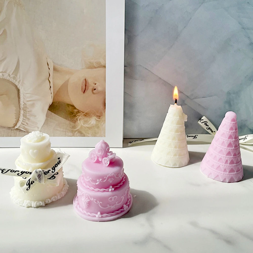 3D Mini Cake Candle Silicone Molds For Candle Making Aroma Soy Wax Soap Polymer Clay Plaster Epoxy Resin Moulds Home Decor
3D Mini Cake Candle Silicone Molds For Candle Making Aroma Soy Wax Soap Polymer Clay Plaster Epoxy Resin Moulds Home Decor