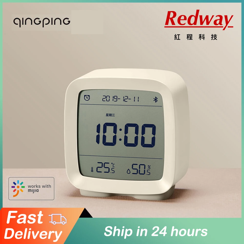 Bluetooth-будильник Xiaomi qingping Cleargrass, умный контроль температуры и влажности, ЖК-экран, регулируемый ночник
Bluetooth-будильник Xiaomi qingping Cleargrass, умный контроль температуры и влажности, ЖК-экран, регулируемый ночник