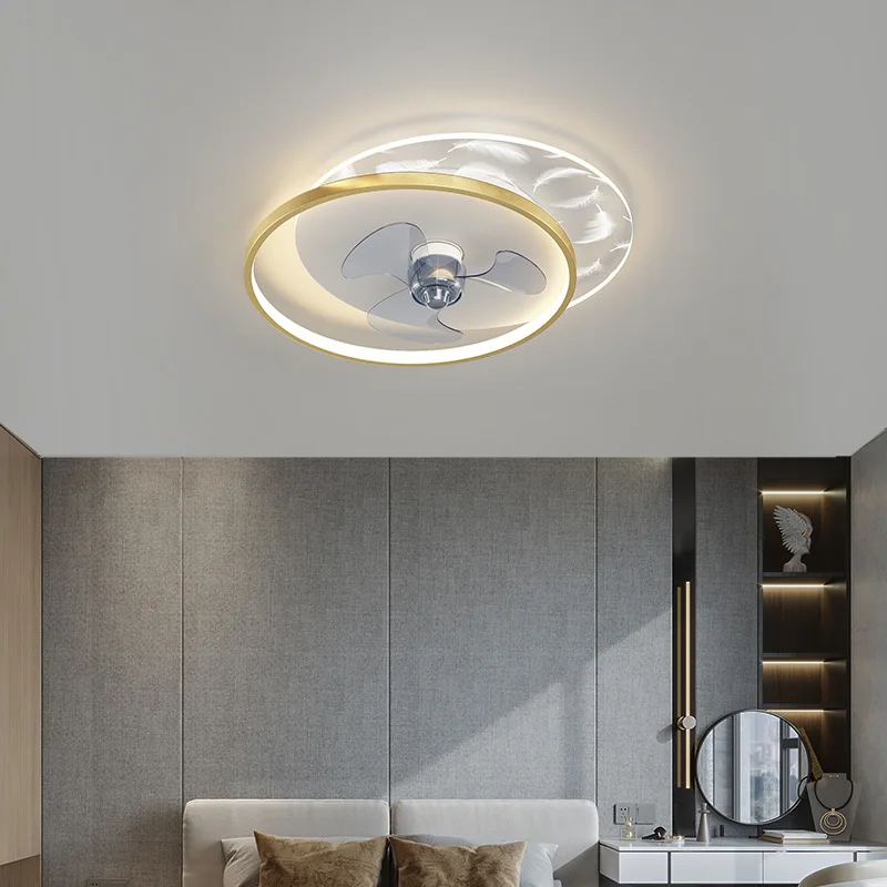 New modern minimalist living room bedroom fan lamp integrated ceiling lamp Nordic style home
New modern minimalist living room bedroom fan lamp integrated ceiling lamp Nordic style home