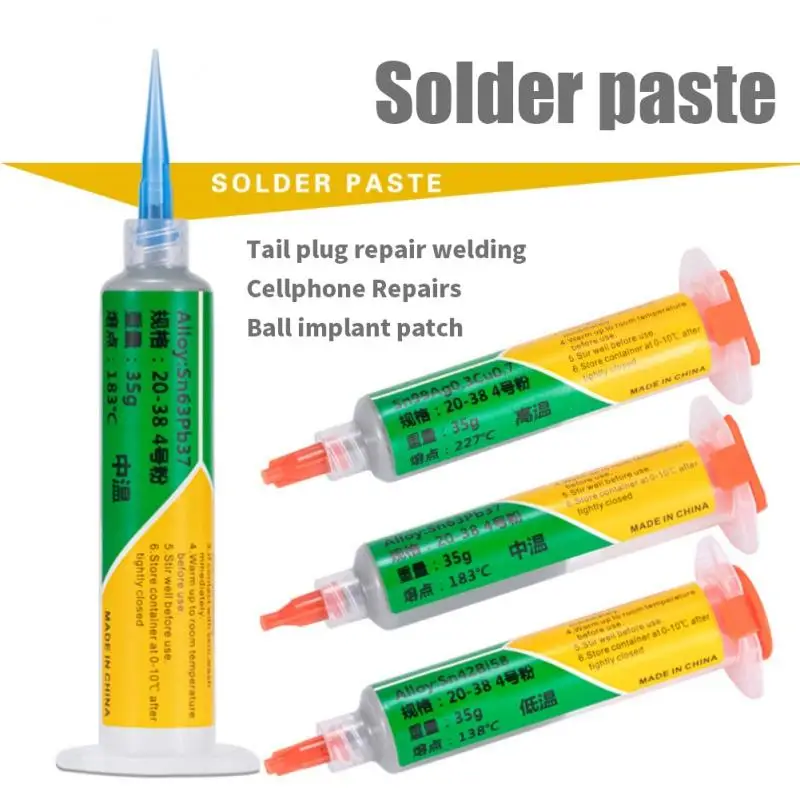 Solder Paste Glue Extruder 138℃-227℃ High Quality Solder Paste Booster Repair Welding Paste Circuit Board Repair Solder Paste
Solder Paste Glue Extruder 138℃-227℃ High Quality Solder Paste Booster Repair Welding Paste Circuit Board Repair Solder Paste