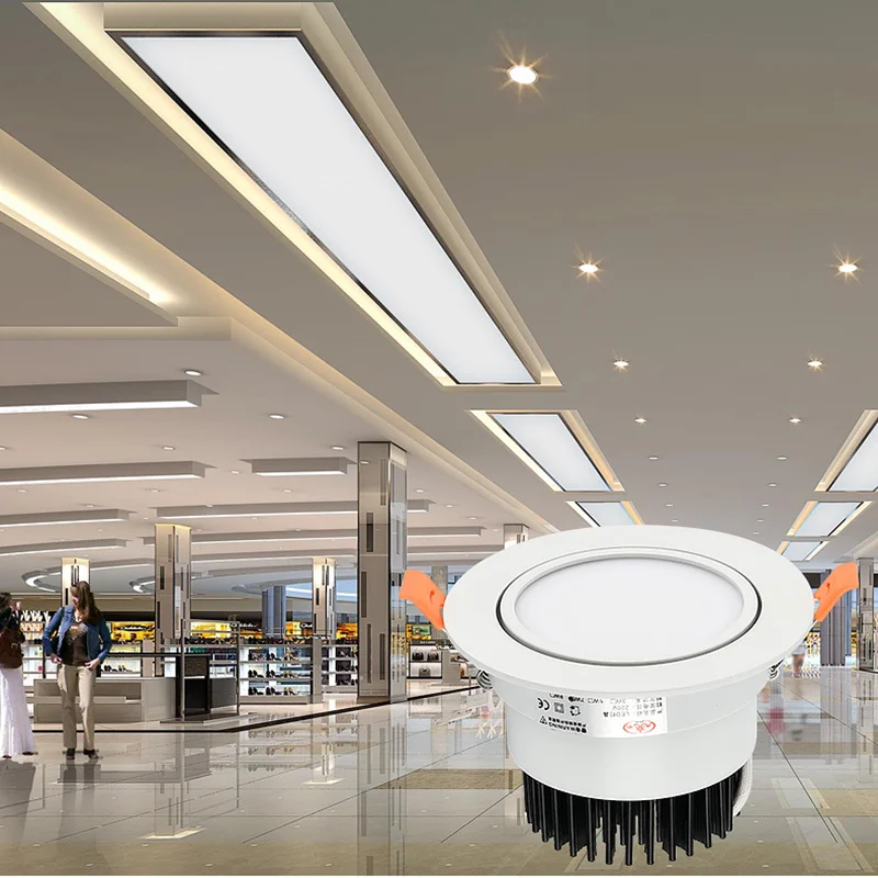 Round Dimmable Recessed LED Downlights - 5W,7W,9W,12W,15W,18W - COB LED Ceiling Spot Lights - AC110-220V LED Lamp
Round Dimmable Recessed LED Downlights - 5W,7W,9W,12W,15W,18W - COB LED Ceiling Spot Lights - AC110-220V LED Lamp