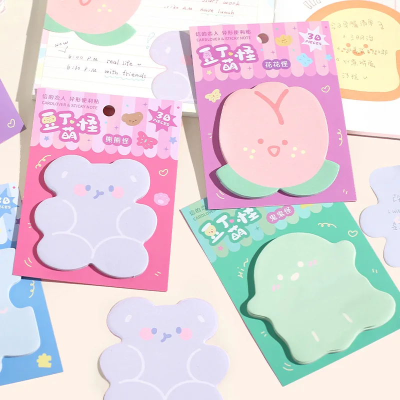30 Sheets Cute Monster Sticky Notes Kawaii Stationery Message Stickers Memo Pads Scrapbooking School Supplies Office Accessories
30 Sheets Cute Monster Sticky Notes Kawaii Stationery Message Stickers Memo Pads Scrapbooking School Supplies Office Accessories