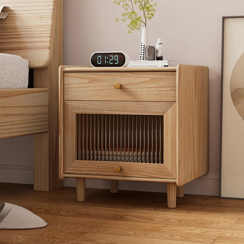 Wood Minimalist Night Table Retro Bedside Storage Home Cabinet Nightstands Modern Luxury Mesa De Noche Bedroom Furniture
Wood Minimalist Night Table Retro Bedside Storage Home Cabinet Nightstands Modern Luxury Mesa De Noche Bedroom Furniture