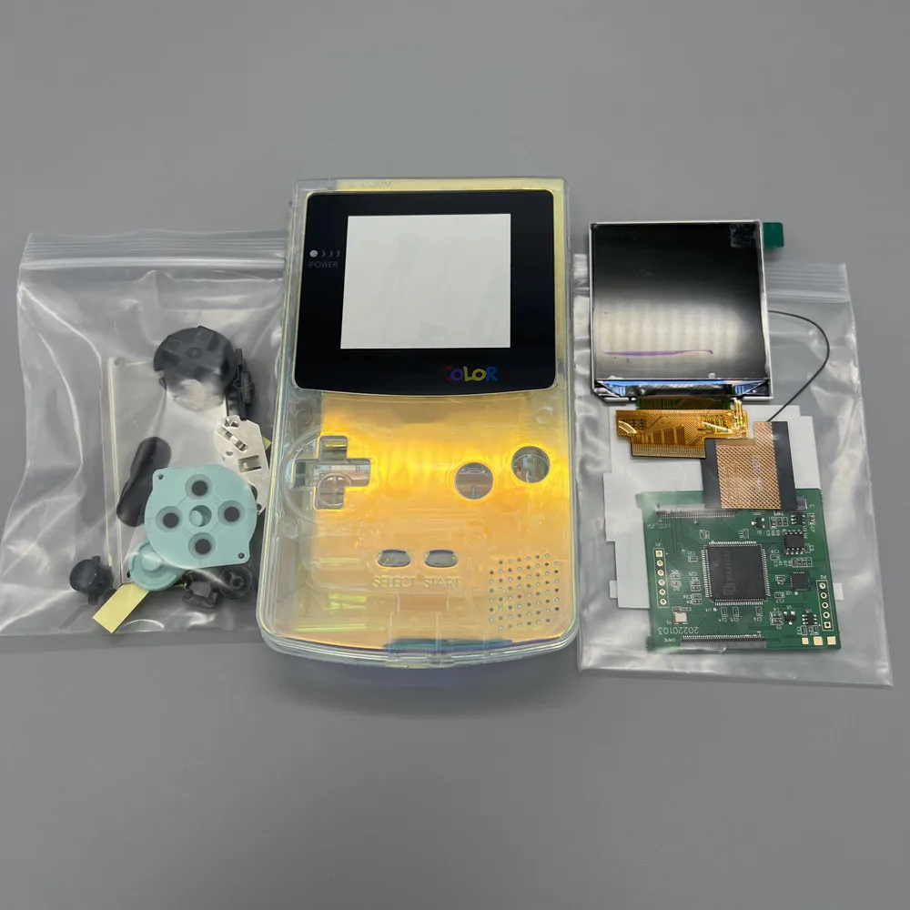 Original size New 2.45 " high brightness LCD and new shell for Gameboy Color GBC LCD screen
Original size New 2.45 " high brightness LCD and new shell for Gameboy Color GBC LCD screen