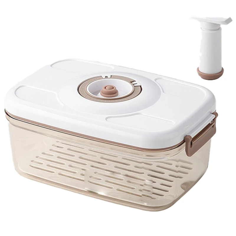 Vacuum Sealed Canister Household Fresh-Keeping Box Drainable Kitchen Organizers Plastic
Vacuum Sealed Canister Household Fresh-Keeping Box Drainable Kitchen Organizers Plastic