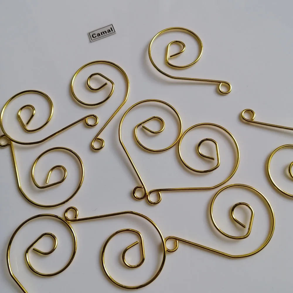 Camal 20pcs Gold 45mm/1.78inch Spiral Connector Hook Pin For Crystal Pendent Prisms Hanging Connecting Chandelier Ornament Parts
Camal 20pcs Gold 45mm/1.78inch Spiral Connector Hook Pin For Crystal Pendent Prisms Hanging Connecting Chandelier Ornament Parts