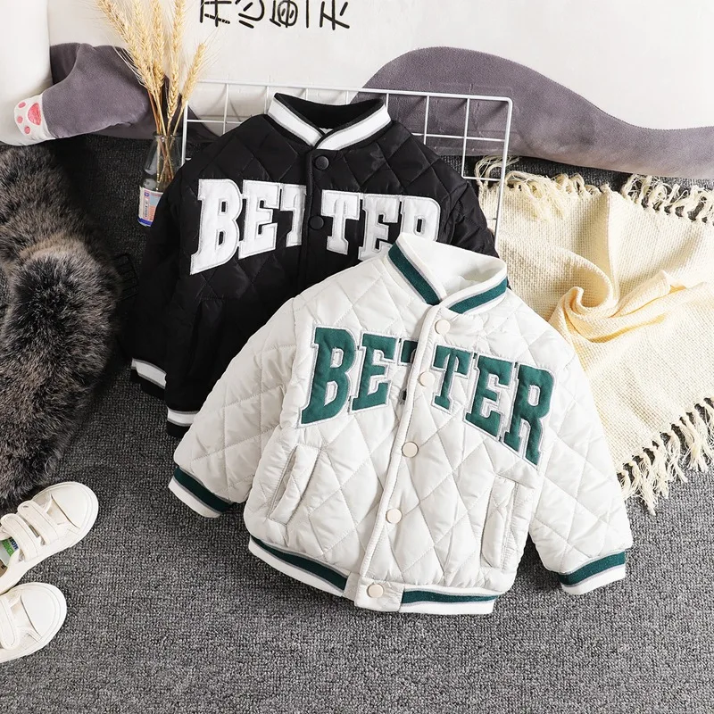 Boys Outerwear Winter Children Fashion Thick Baseball Uniform Jacket for Baby Kids Warm Coats Clothing Toddler Tops Outfits 6Y
Boys Outerwear Winter Children Fashion Thick Baseball Uniform Jacket for Baby Kids Warm Coats Clothing Toddler Tops Outfits 6Y