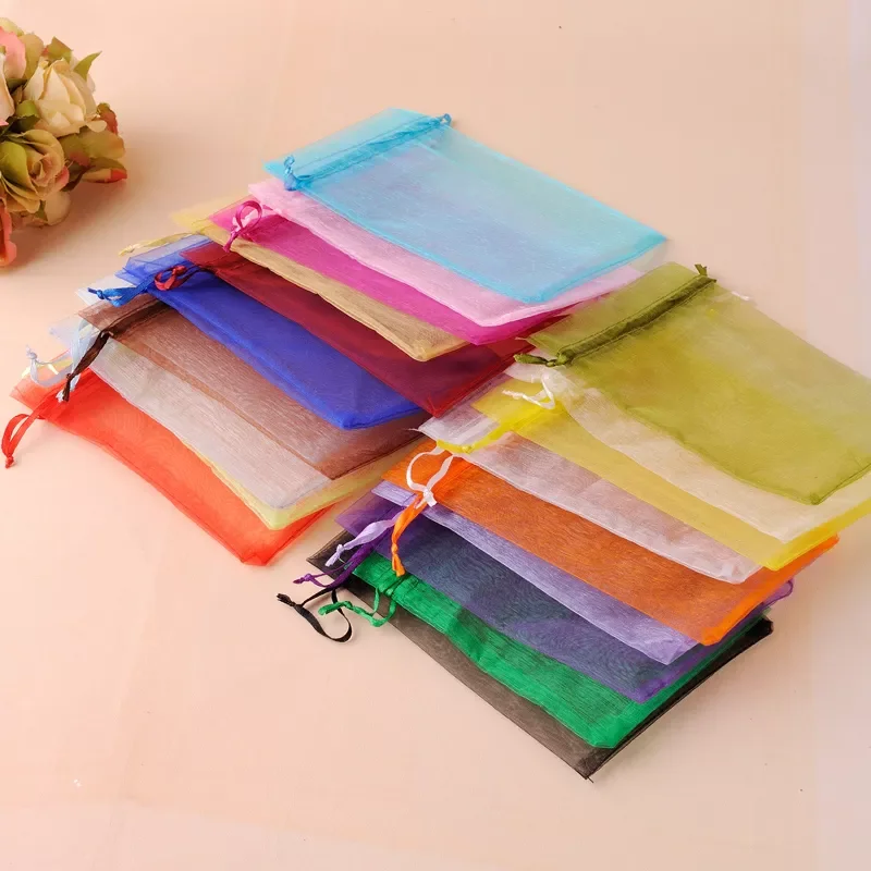 New 7x9cm 9x12cm 10x15cm 13x18cm 15x20cm Transparent Organza Bags Wedding Candy Box Packaging Birthday Party Gift Box Wrapping 
New 7x9cm 9x12cm 10x15cm 13x18cm 15x20cm Transparent Organza Bags Wedding Candy Box Packaging Birthday Party Gift Box Wrapping