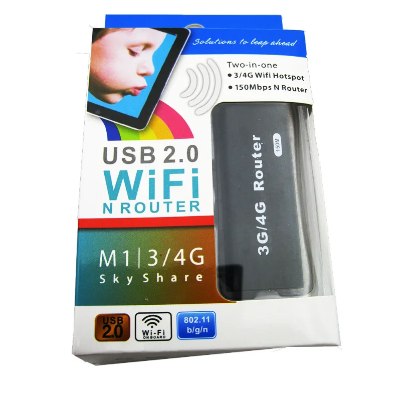 Wireless WiFi 3G Router, Supports 3.5G Data Card, Plug and Play with Ethernet, AP Hotspot, Gift
Wireless WiFi 3G Router, Supports 3.5G Data Card, Plug and Play with Ethernet, AP Hotspot, Gift