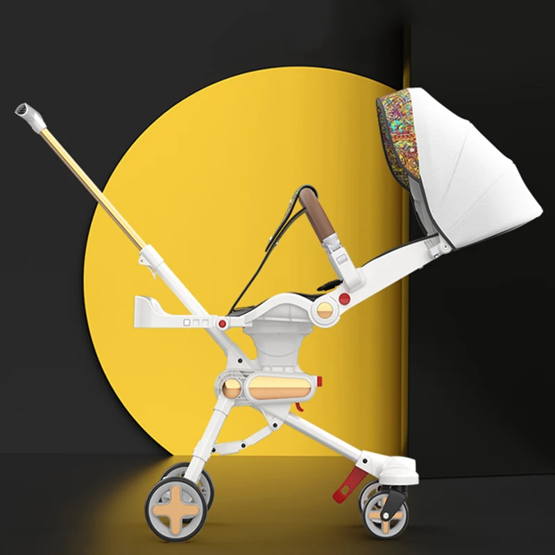 Baby Trolley two-way stroller can sit and lie high landscape one-click car light folding baby stroller 160° reclining stroller
Baby Trolley two-way stroller can sit and lie high landscape one-click car light folding baby stroller 160° reclining stroller