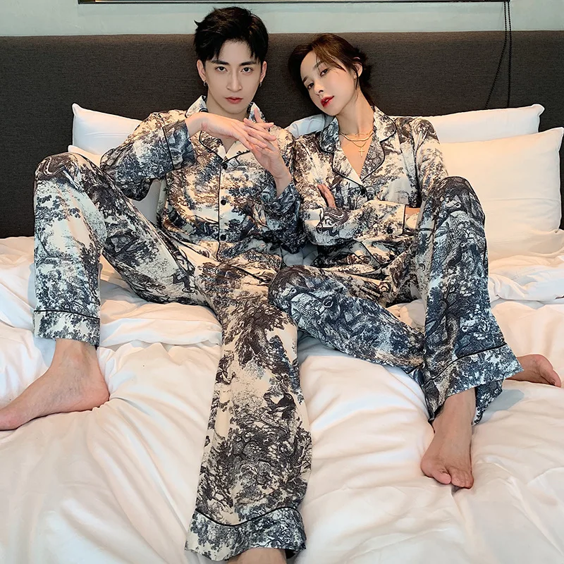 Spring Sleeve Women's 2 2022 Pajama with Set Long Suit Summer Print Homewear New Pcs Ladies Pants Female Couple Sleepwear for
Spring Sleeve Women's 2 2022 Pajama with Set Long Suit Summer Print Homewear New Pcs Ladies Pants Female Couple Sleepwear for
