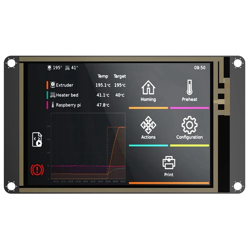 Графический дисплей TFT35 SPI V2.1, совместим с BTT Manta M8P/M4P/M5P, Manta E3EZ, панель управления 
Графический дисплей TFT35 SPI V2.1, совместим с BTT Manta M8P/M4P/M5P, Manta E3EZ, панель управления